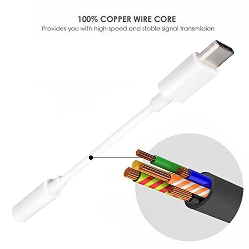 for Samsung S10 plus S10e Most Android Type-C to 3.5 mm Stereo Headset Adaptor gallery