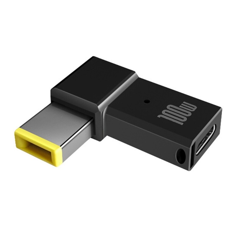 100W USB Type C Female to Square PD Plug Converter USB-C Fast Charging Cable DC gallery