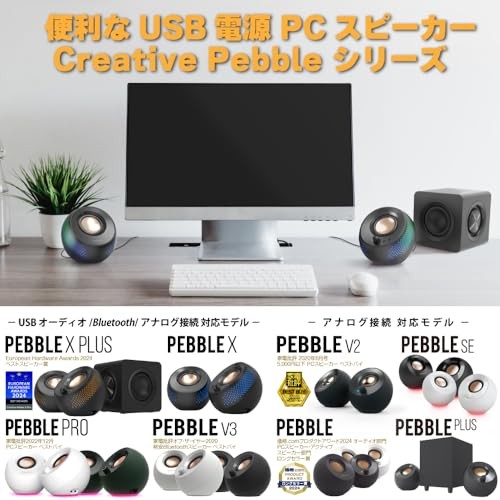 Creative Pebble Pro Alpine Green USB/Bluetooth/3.5mm Pin 20W RMS Peak Output 60W gallery