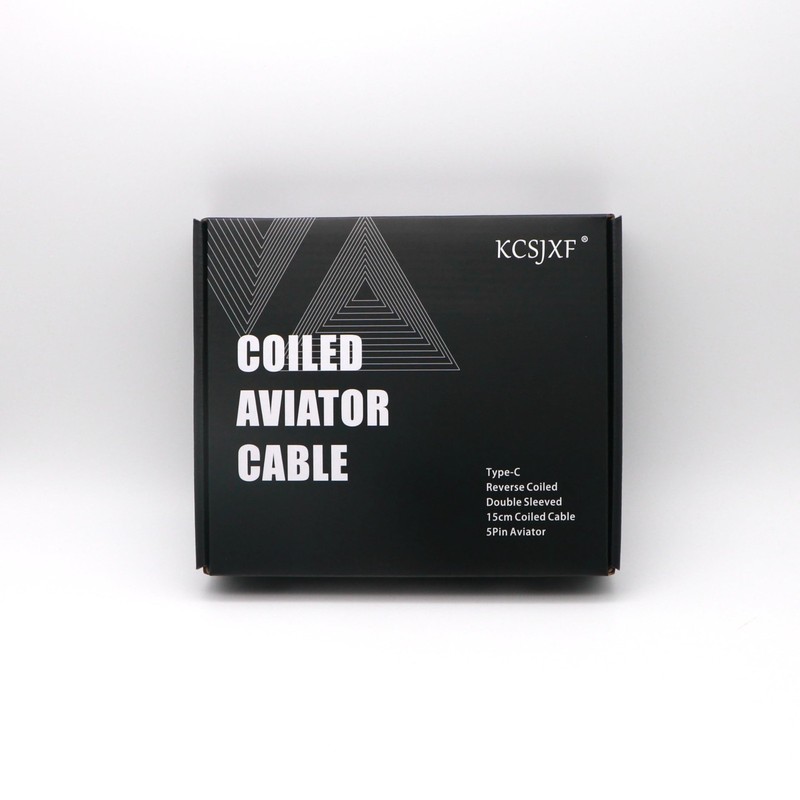Reverse Coiled -Cable for Gaming Keyboard, Double-Sleeved Mechanical Keyboard... gallery