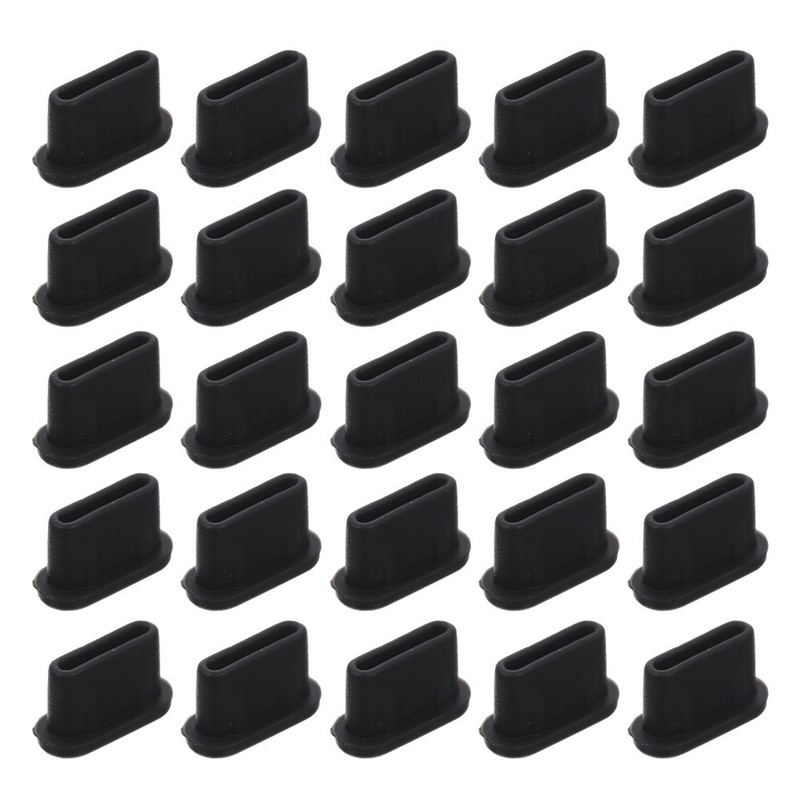 30 Pcs USB Write Blocker Type-C Dust Plug Outlet Charging Port Protector
