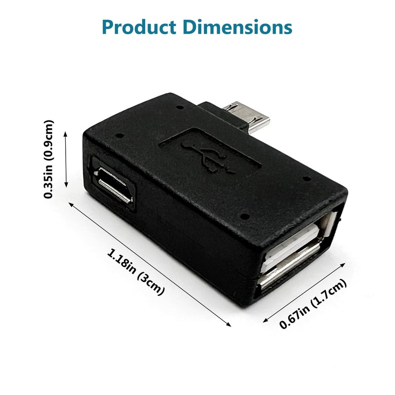 OTG Cable Adapter for Fire Stick 4K Max (3-Pack) – Expand Memory & Connect US gallery