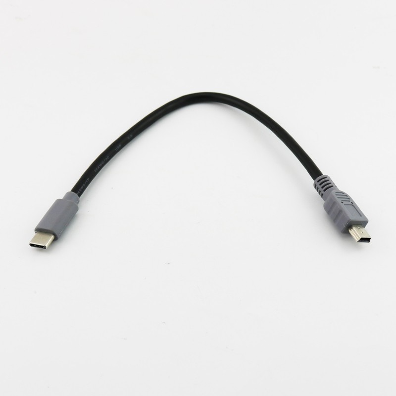 1pc Type C USB 3.1 Male to Mini 5 Pin Male Plug Converter OTG Data Charger Cable gallery