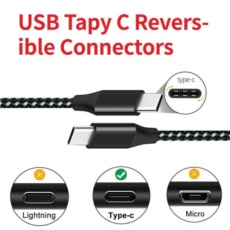 PD 60W USB Type-C Cable Fast Charger Data Sync Cord For iPhone 17 16 15/Samsung gallery