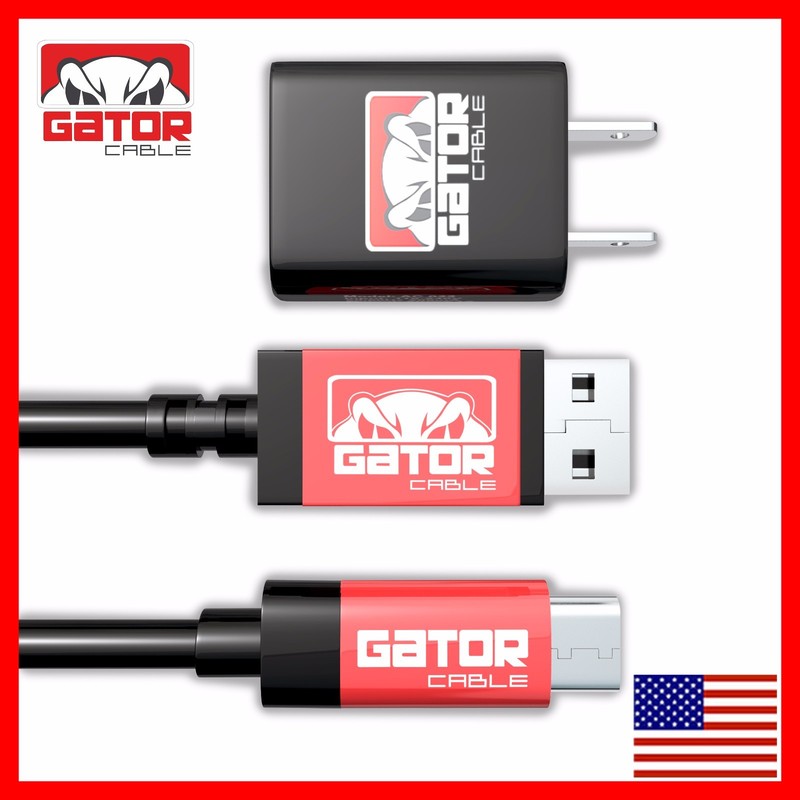 USB-C Charger Cable Data Sync Home Wall Charger for Samsung LG Motorola Android gallery