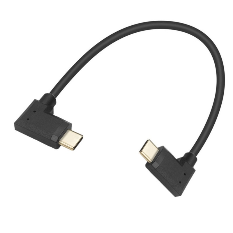 Type C Male to Male Right Angle Charger Cord 10Gbps Data Transfer Connector gallery