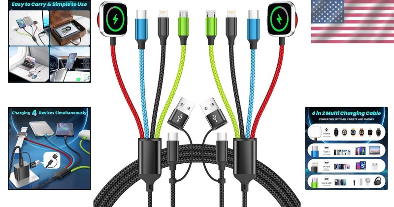 Travel Essentials 2026: 4-in-2 Charging Cable Bundle gallery