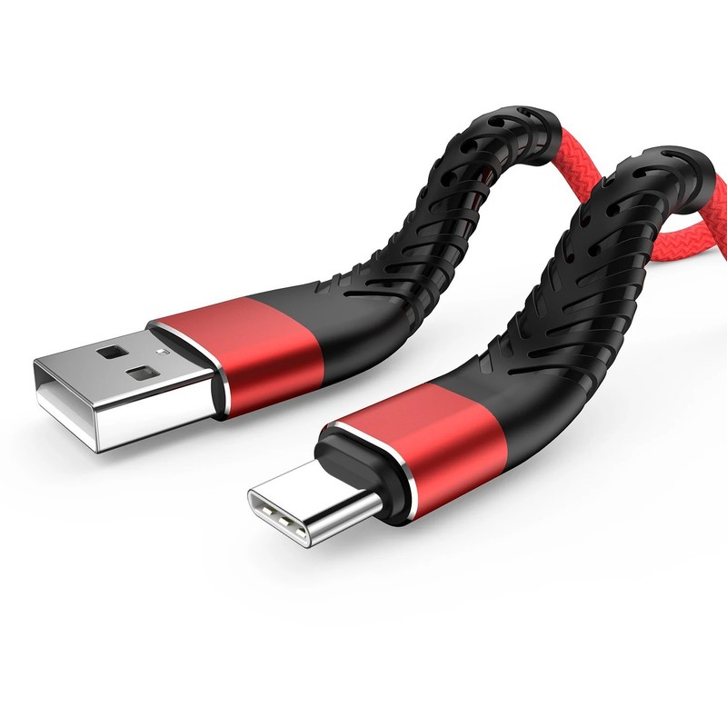 USB Type C Fast Charging Cable 3A USB to USB-C Nylon Braided Charger Lead Data gallery