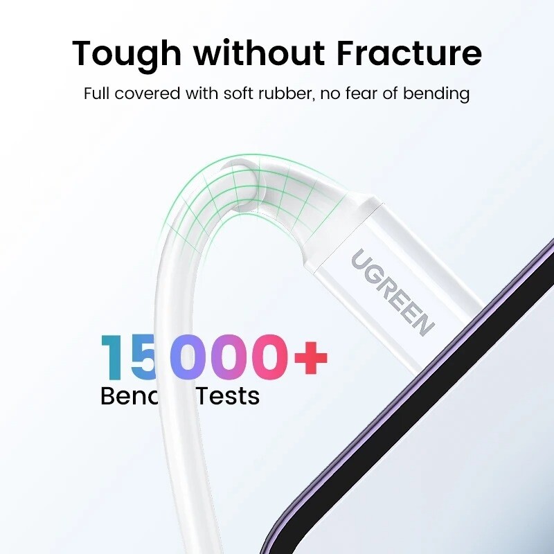 UGREEN MFi-Certified 20W PD USB C to Lightning Fast Charge Cable iPhone 14 13 12 gallery