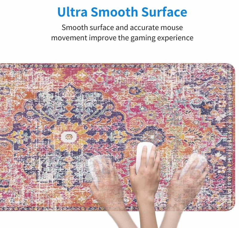 Mouse Pad Gaming, Large XXL Mouse Pads, Non-Slip Rubber Base Mousepad, Keyboa... gallery
