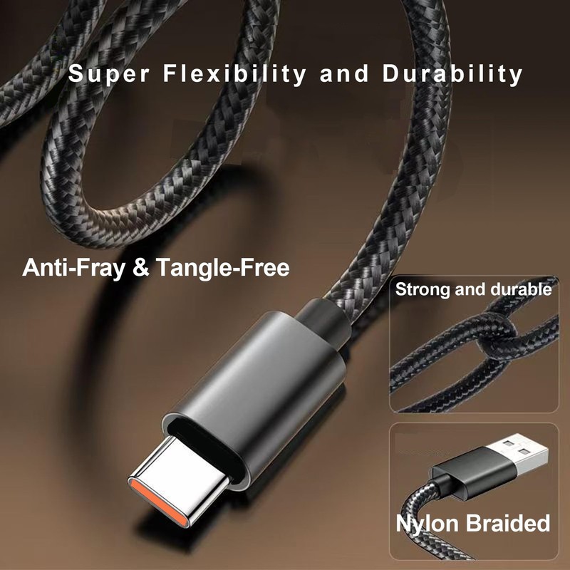 ZZrszhp USB-C Charger Cable Compatible for T-Mobile REVVL 7/7 Pro black gallery