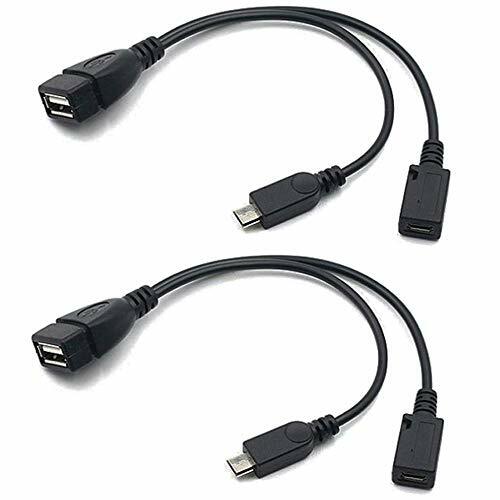 2-in-1 Micro USB to USB Adapter OTG Cable + Power Cable for Fire Stick And PS4
