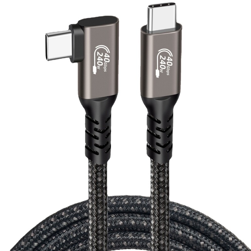 40Gbps Data Synchronized Cable Cord With 240W Power Delivery For Various Devices gallery