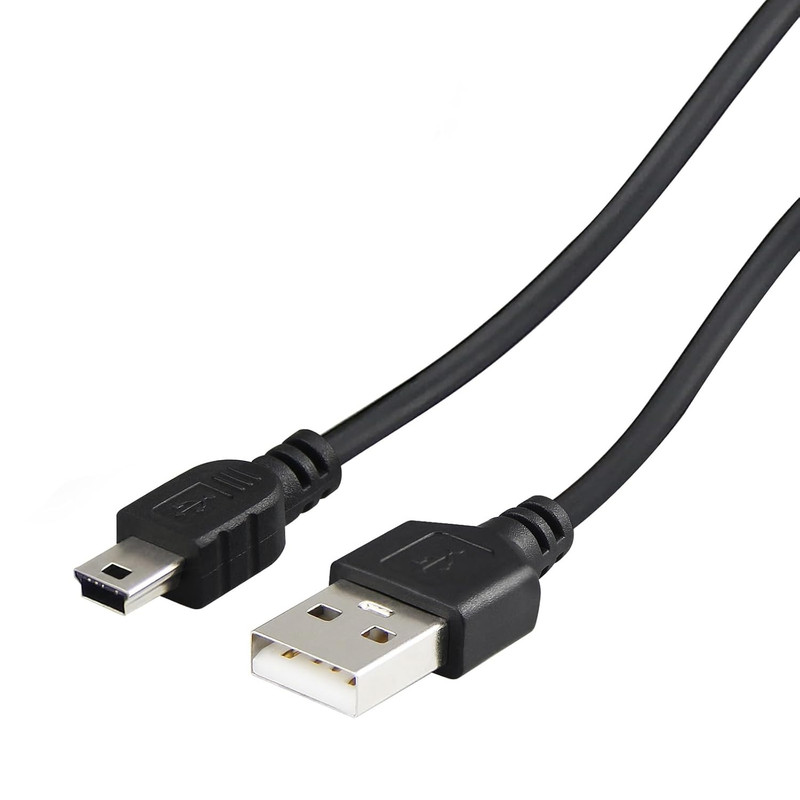 Smays 15 Ft Long Mini USB Cable for PS3 Controller, Mini-B Charger Cord 2-Pack gallery