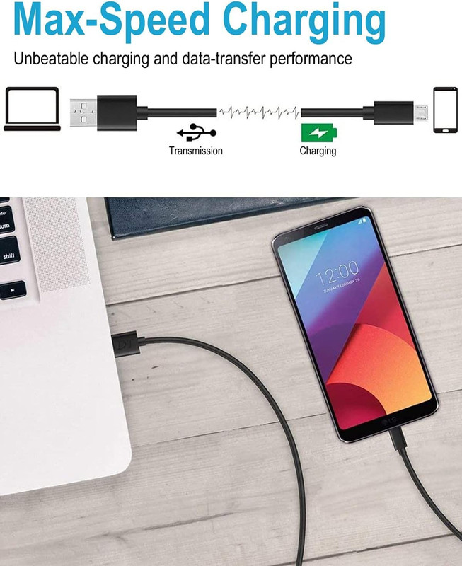 Micro USB Cable, 15Ft Extra Long Controller Charger | Fast Android USB Charging gallery