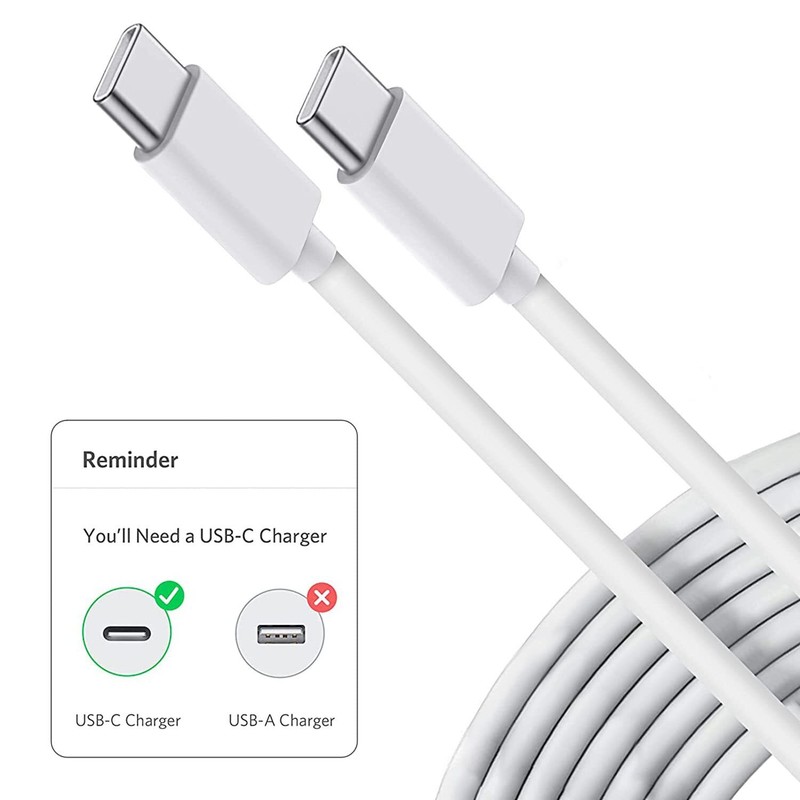 USB-C To Type-C Fast Charging Data SYNC Charger Cable Cor For Samsung 3/6 FT Lot gallery