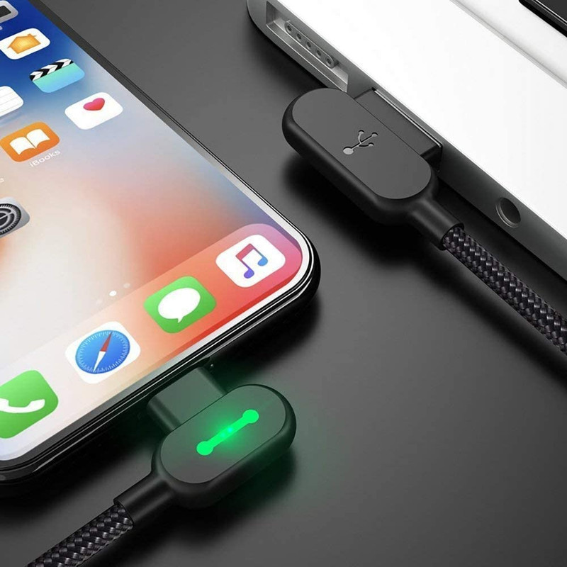 3 Pack Mcdodo 90 Degree Elbow USB Cable Charger Cord For iPhone 11 12 13 14 Pro gallery