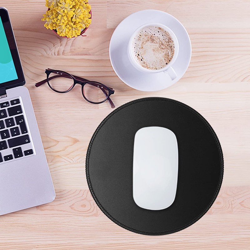JIKIOU 4 Pack Computer Mouse Pad with Non-Slip Rubber Base, Premium-Textured ... gallery