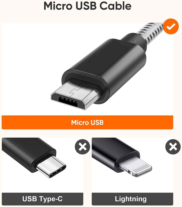 3ft USB Cable MicroUSB Charger Cord Power Wire Sync Fast Charge for Cell Phones gallery