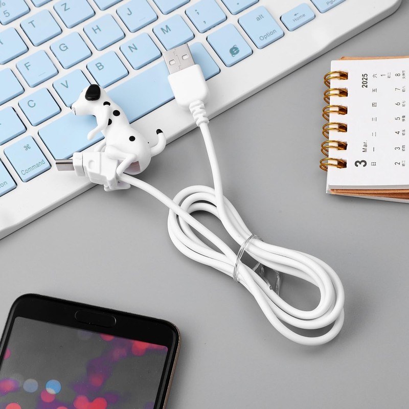 Funny Humping Dog USB Charger Cable 4-Pack Portable Fast Charging Cord with C... gallery