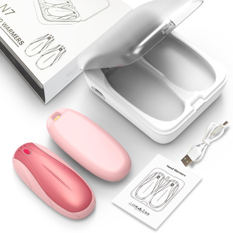 Hand Warmers Rechargeable 2 Pack, 14000mAh Electric Hand Warmers with Chargin... gallery