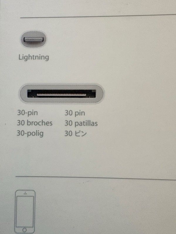 Apple Lightning to 30-Pin Adapter White MD824ZM/A Genuine, Unused Open Box Qty:1 gallery
