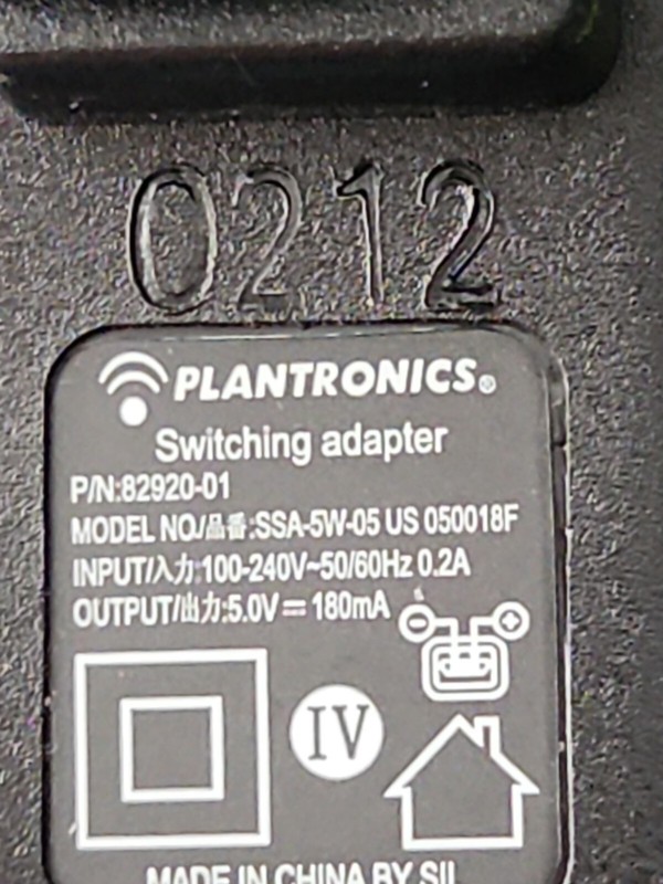 Plantronics Phone Charger Switching Adapter gallery