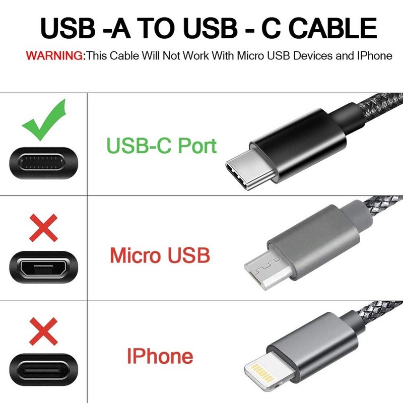 For Samsung Galaxy S23/Ultra/Plus - 6ft Long USB-C Cable Charger Cord Power Wire gallery