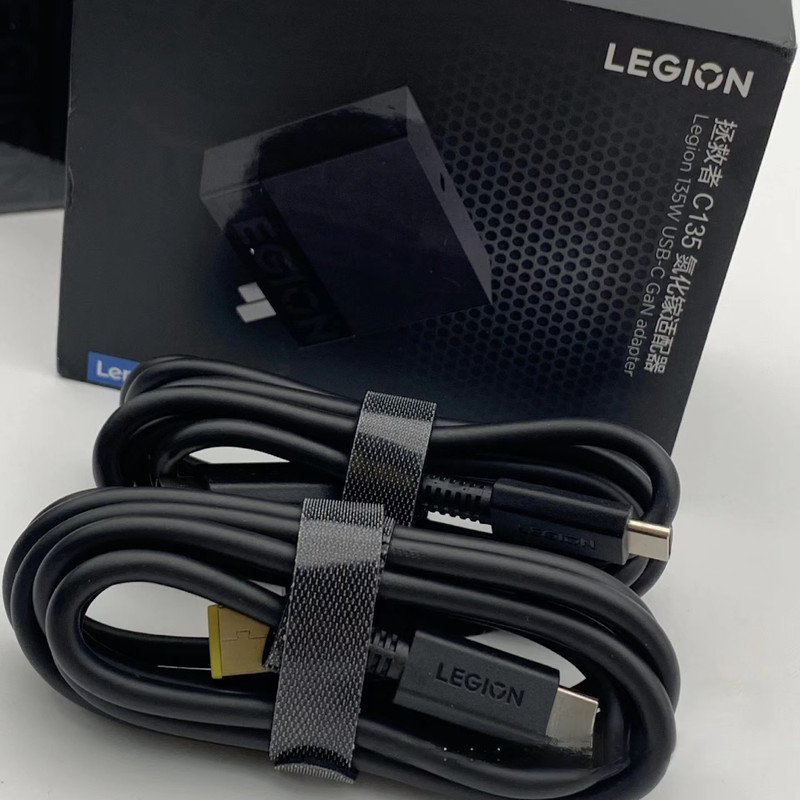 PD3.0 Fast Charger - Lenovo Legion 135W USB-C GaN C135 Black gallery