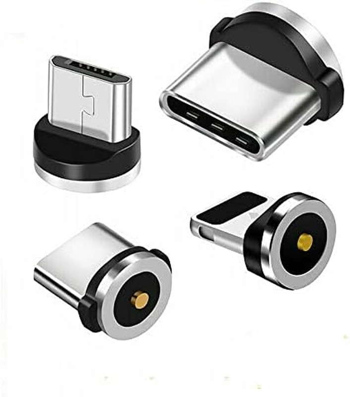 9 Pack Magnetic Phone Cable Adapter Connector Tips Head Plug Micro USB gallery