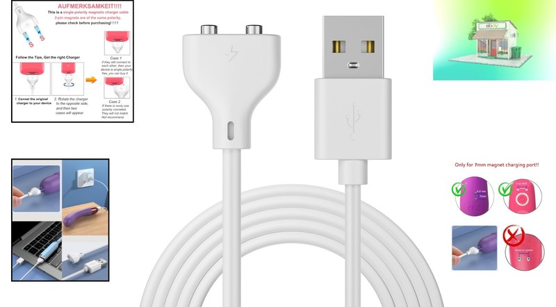 7mm Super Magnetic Charger Replacement USB Cord - Enhanced Safety & Durability gallery