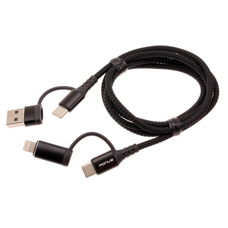 For Galaxy A23/A24/A25 Fast Charger 4-in-1 USB-C Cable Power Cord [Type-C