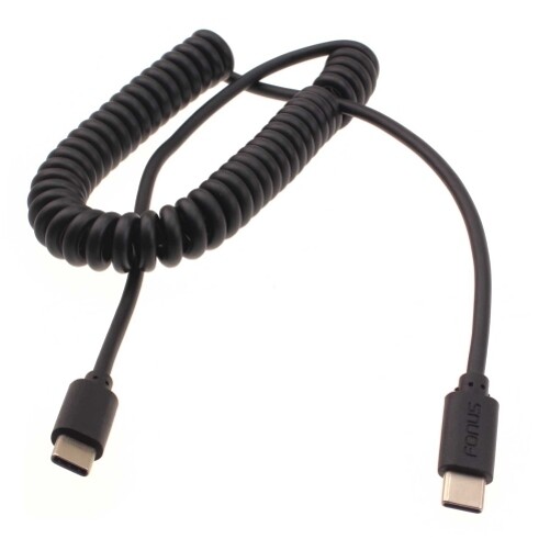 For iPad Air 13" (1st Gen 2024) - USB-C to TYPE-C Coiled Cable Fast Charger Cord gallery