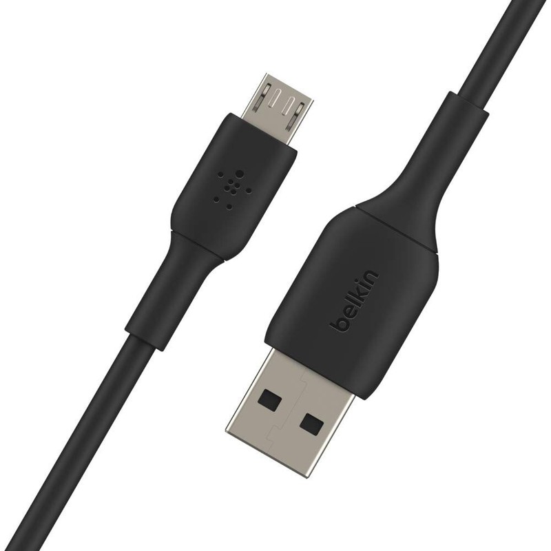 Belkin Micro-USB/USB Data Transfer Cable (CAB005BT1MBK) 3' ft BLACK NEW SEALED gallery