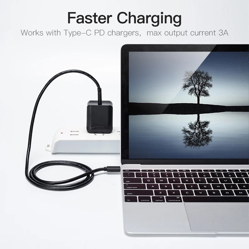 Tipo C a Tipo C Cargador Rapido cable para Samsung Galaxy A20 A30 A40 A50 (6Ft) gallery