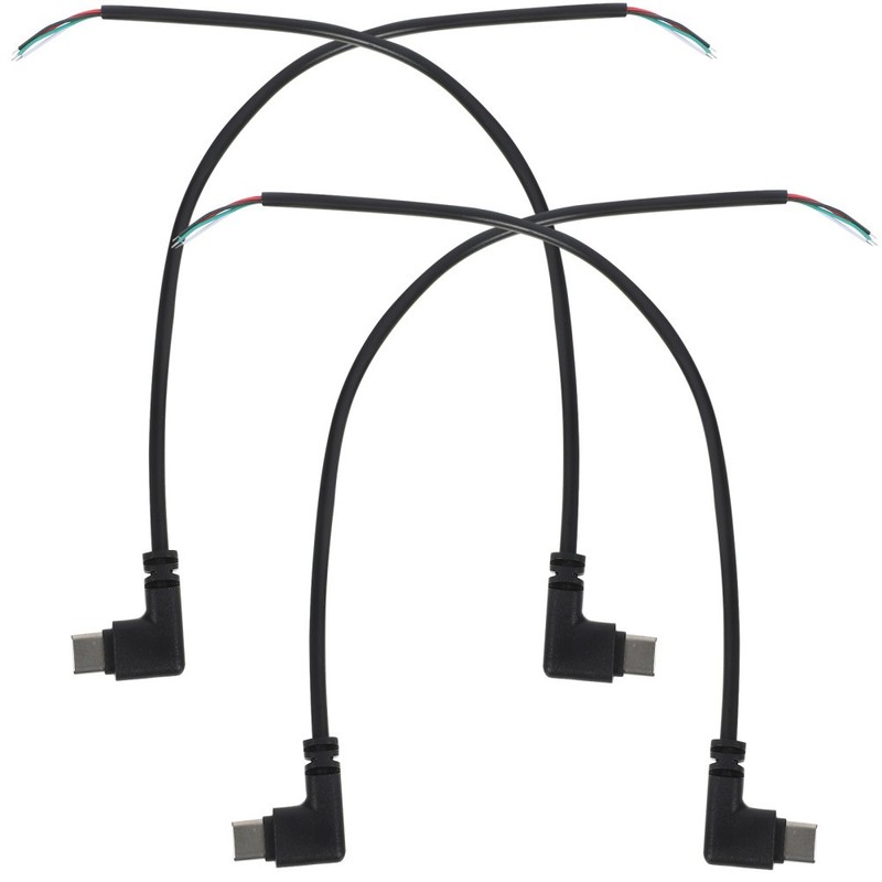 2 Count Usb Type Plug Cable Unbreakable Short Extension Right Angle gallery