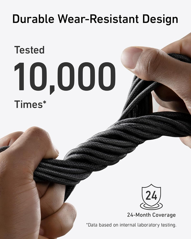 USB C Cable, 240W Bio-Braided Type C Fast Charge Cord for Iphone 17 Series, Macb gallery