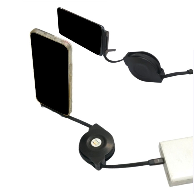 150cm Type C To Type C 240W Charging Cable Scalable Stand Holder For Electronics gallery
