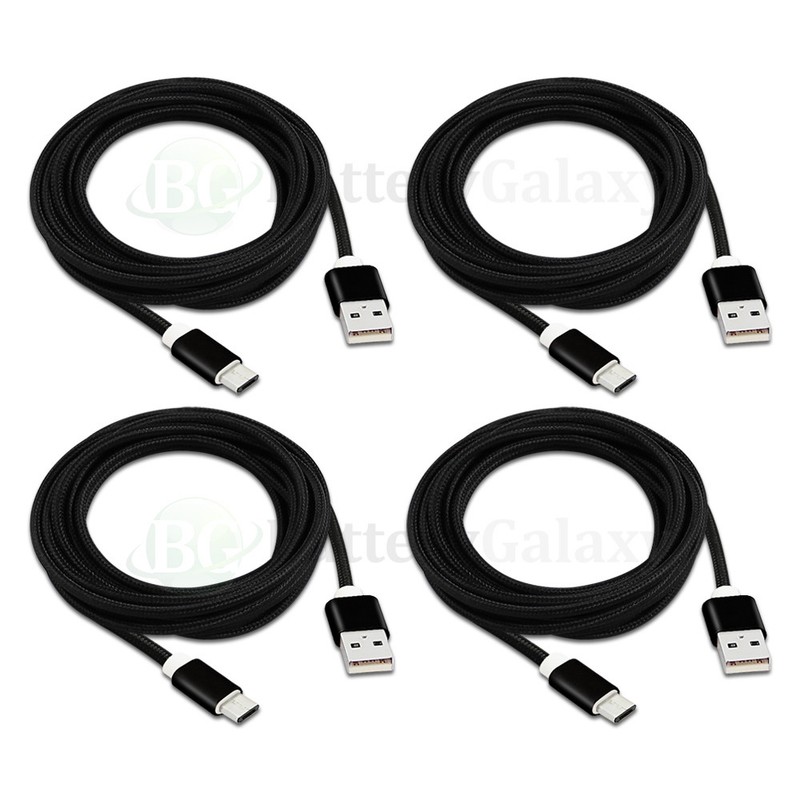 1-100 Lot USB Type C 6FT Braided Charger Data Cable Cord for Android Cell Phone gallery