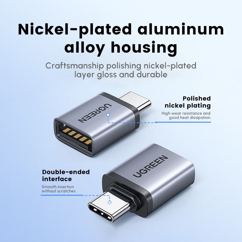 UGREEN USB C to USB A Adapter USB 3.2 Gen 2 Type-C Male to USB Female 10Gbps gallery