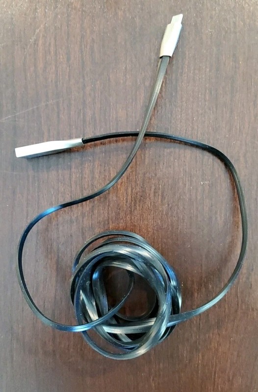 Lot Of 2 Wave Length Micro To USB Charge & Sync Flat Cable 2 Amp Charging 6.5ft gallery