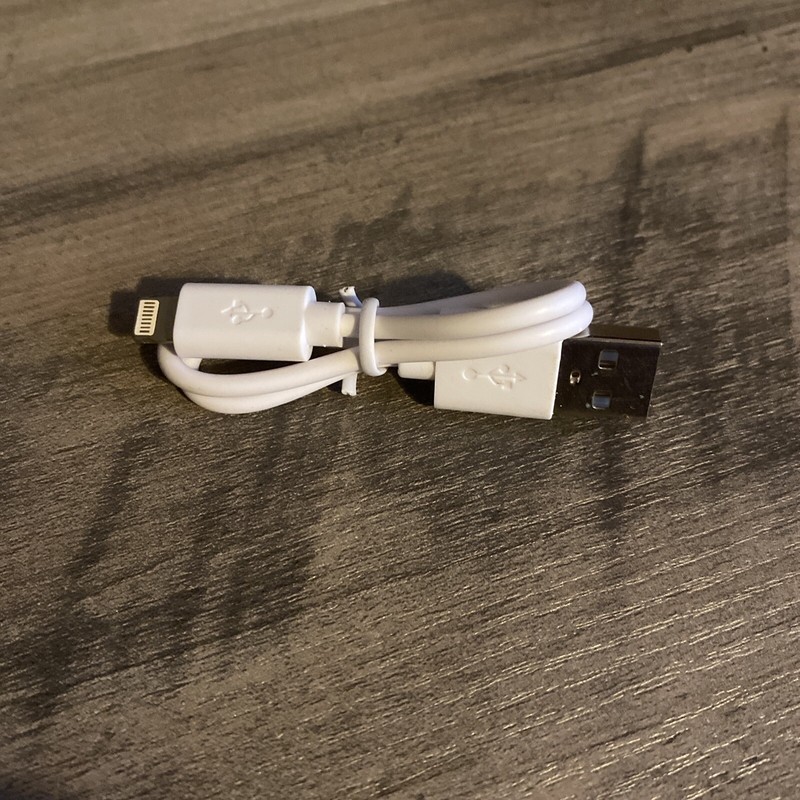 QTY 100, 1ft Short charging only USB Cable For iPhone 6,7,8,X,XS,XR,11,12,13 gallery