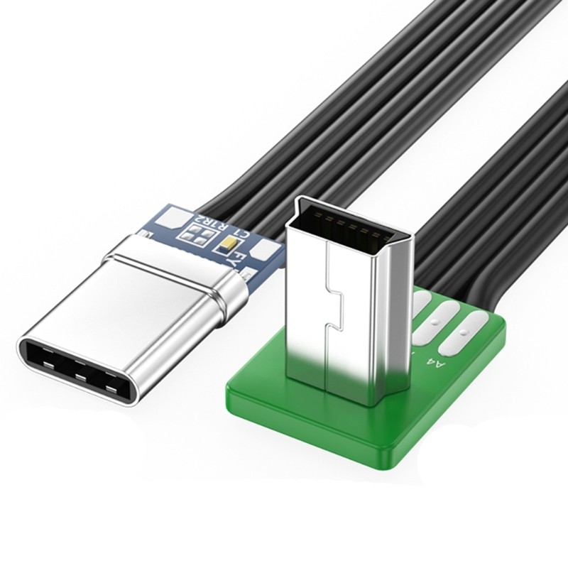 Convenient TypeC to USB Data Cable Flexible TypeC to USB Connectors Multiple