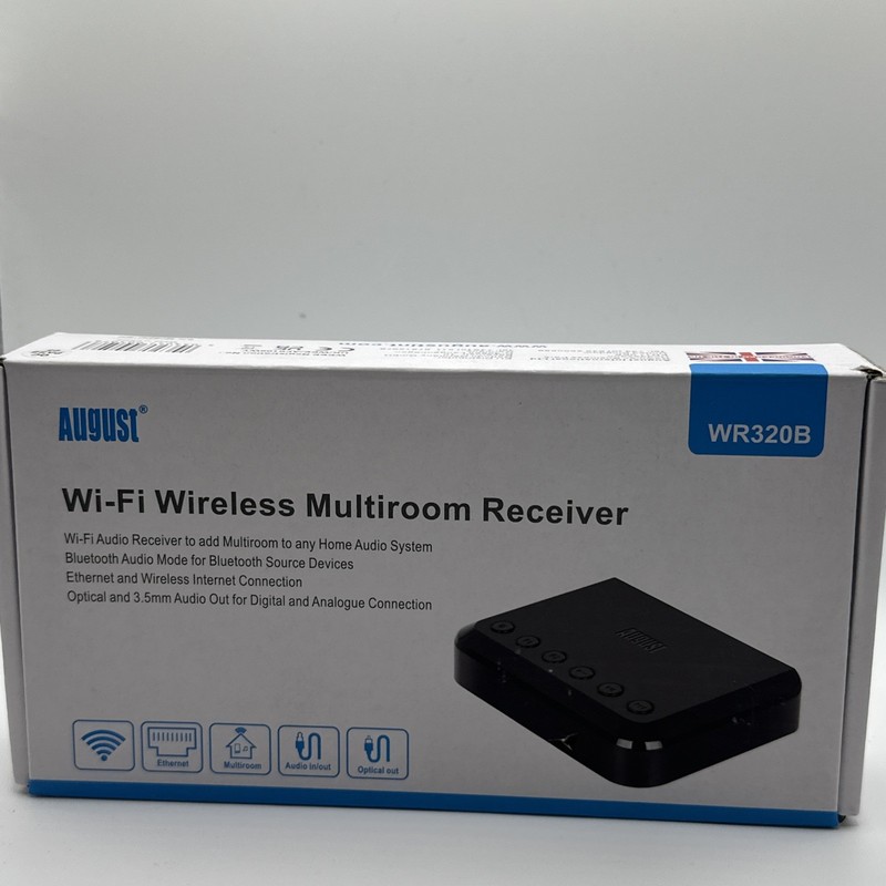August WiFi Audio Receiver WR320 -wireless Multiroom receiver