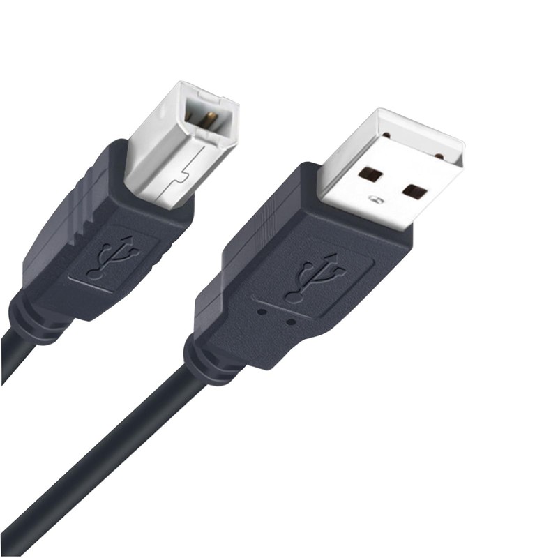 10 FT MIDI Cable for Audio Interface, Yamaha Piano Midi Keyboard, USB Microph…
