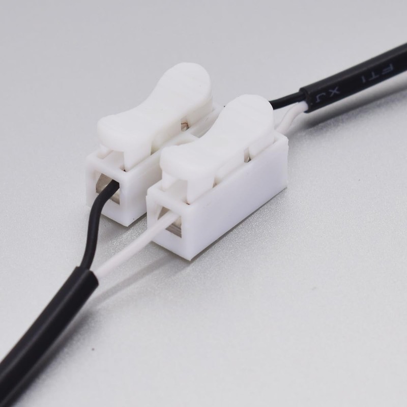 5 PCS 0.3M/1 Ft 12 Inch Black Micro USB Female Jack 5V 3A 22AWG 2 Wires gallery