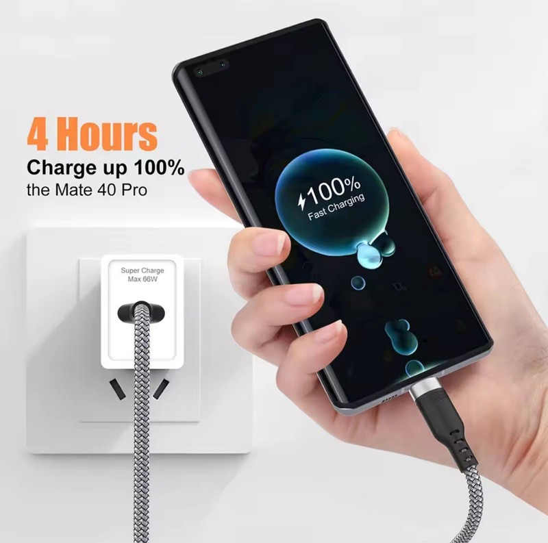 Fast Charger Cable USB Type-C Plug 6A Data Fast Charging x Smartphone gallery