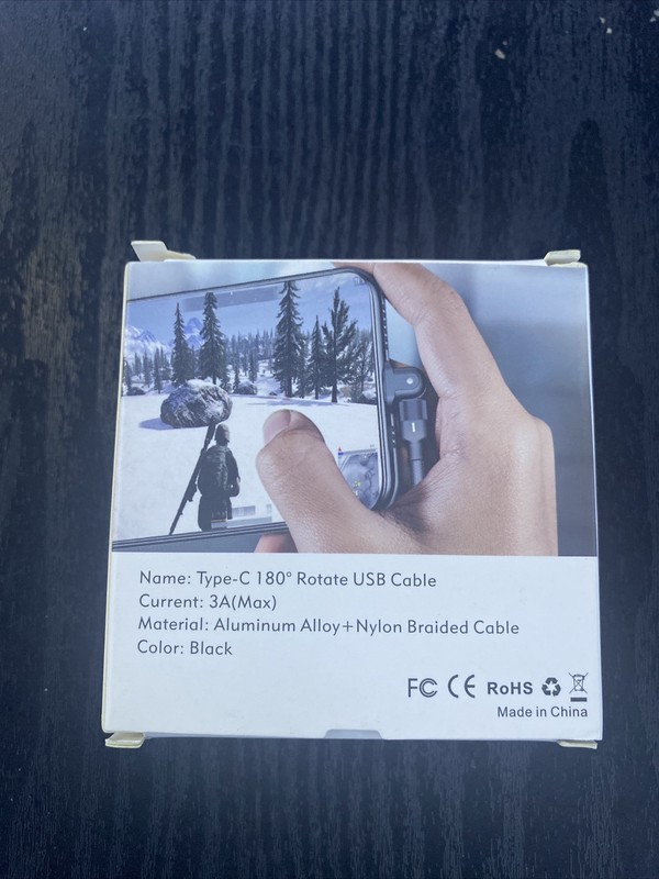 AS type C 180’ rotate usb cable gallery