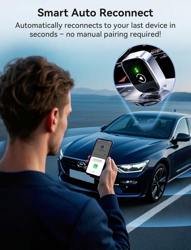 Wireless CarPlay Adapter for iPhone Mini Size Wireless Apple CarPlay Adapter ... gallery