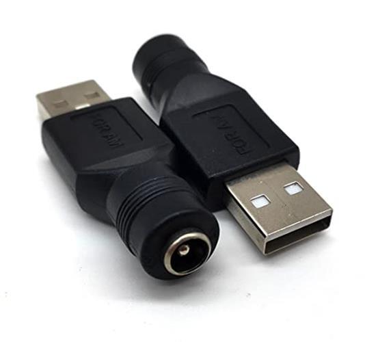 USB to DC Power Adapter, USB 2.0 Male to DC 5.5mm x 2.1mm Female 5V gallery